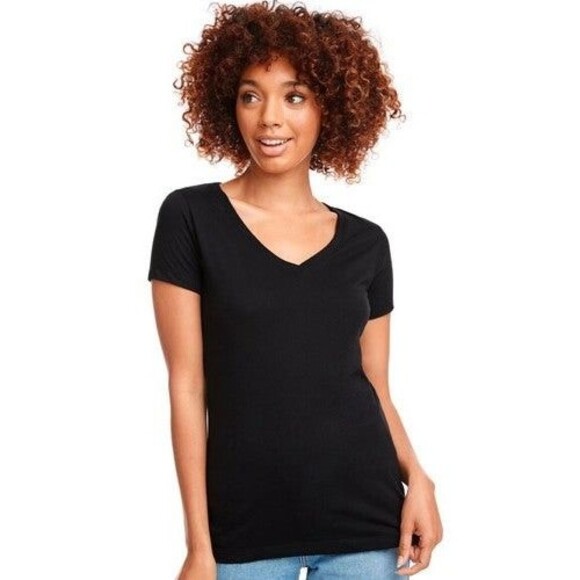 Next Level Women's 'Junior Fit' Ideal V-Neck T-Shirt - Medium - Picture 1 of 2